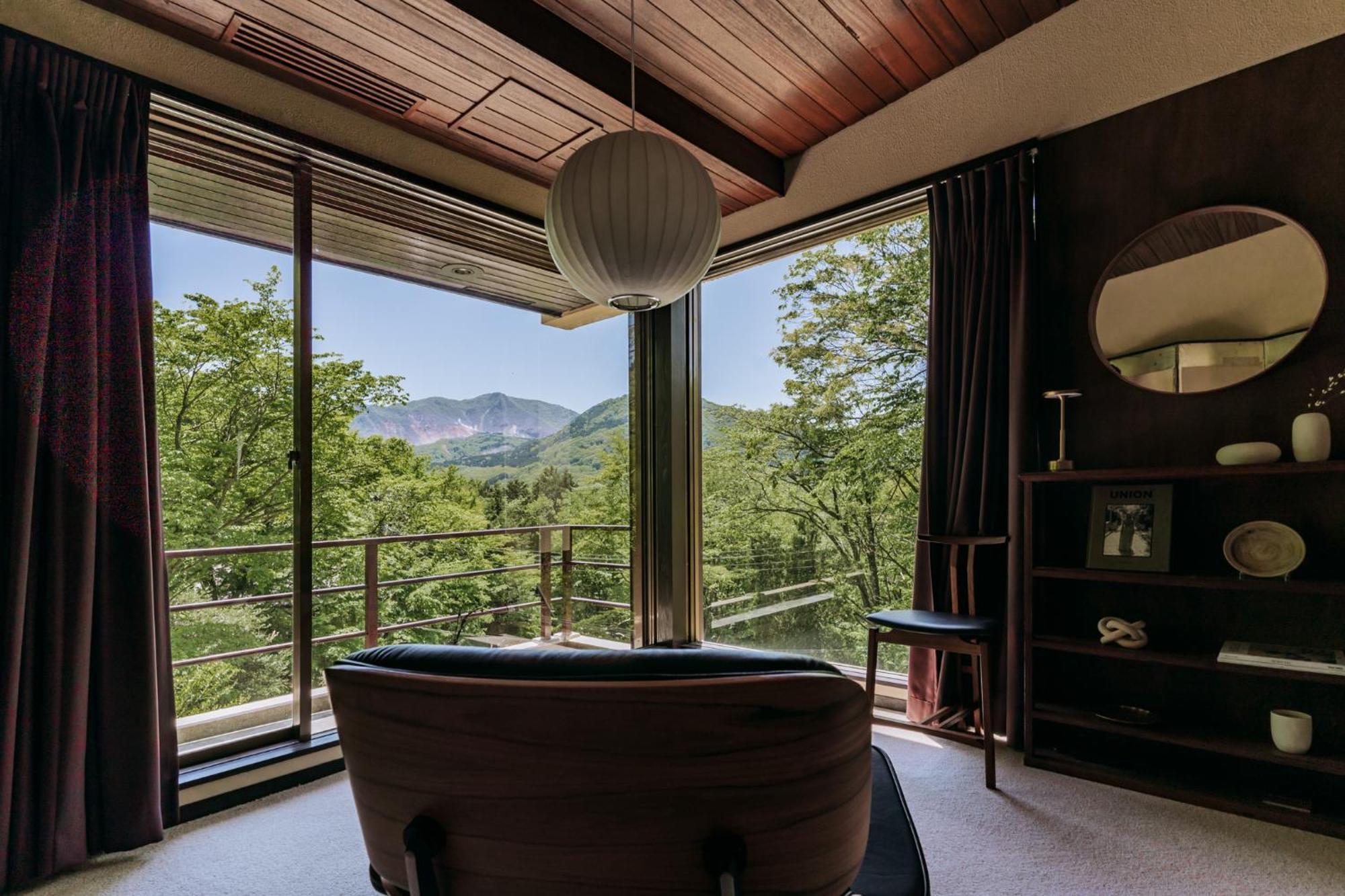 Вілла Aknot Hakone 大涌谷を望むモダニズム建築 東京から90分 Екстер'єр фото